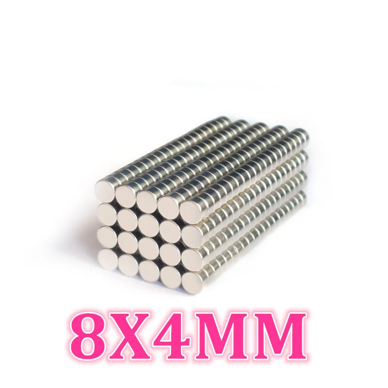 50/100 шт. Samll магнит Неодимовый Диск Dia8mm x 2 мм 8X1 8X3 8X4 8X5 8X8 8X10 N35 мини круглый диск