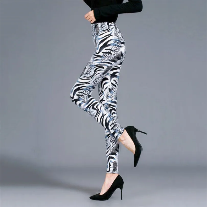 

CUHAKCI Sexy Legging High Waist Leopard Printing Fitness Leggin Fashion Push Up Pants S-XXL Size Trousers Woman Leggings
