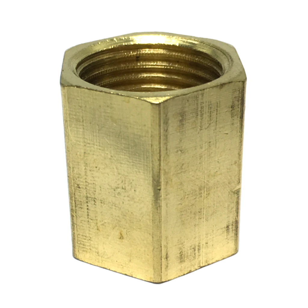 

Brass Hexagonal Pipe Fitting Connector DN15 Double Wire Adapter