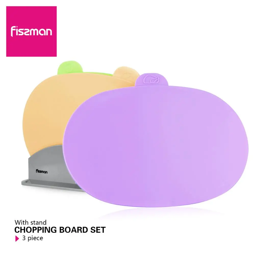 Fissman разделочный блок Нескользящая круглая разделочная доска антибактериальные
