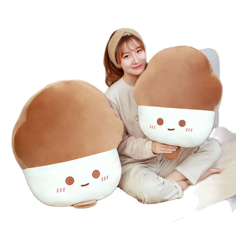 

Мультяшная милая плюшевая игрушка-мороженое, набивная Большая еда, кукла реальной жизни, мягкая подушка для сна, кулон для детей, подарки