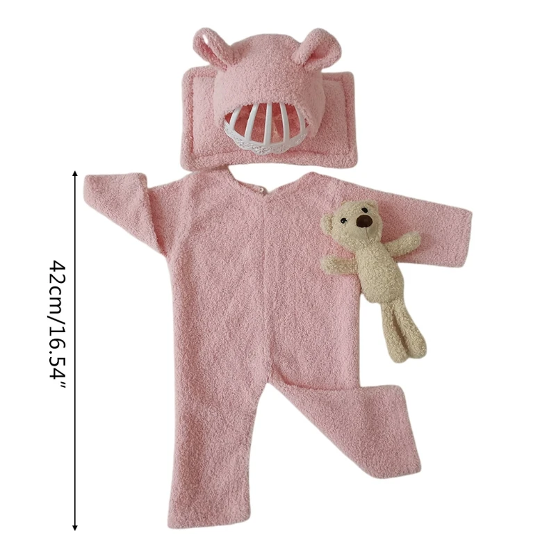 

4 шт., Детский комбинезон с длинным рукавом и шапка