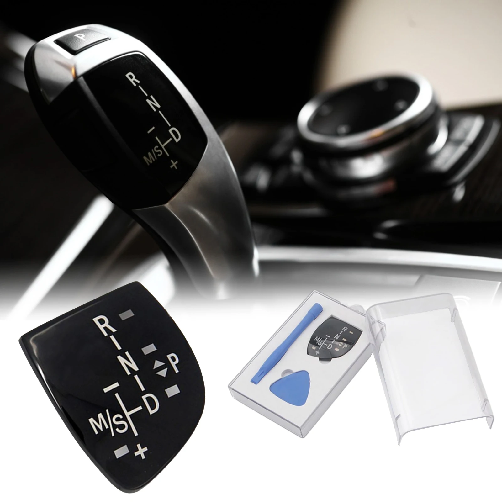 

Car Shift Knob Panel Sticker Cover Parts Set Interior Accessories Trim Decoration Sticker for For BMW X1/X3/X5/X6/M3/M5/M7