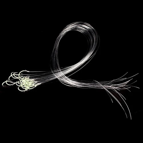 

30pcs Fishhooks Night Light Hooks Outdoor Sports Luminous Fishing Tackle Fishhook 12#-19#