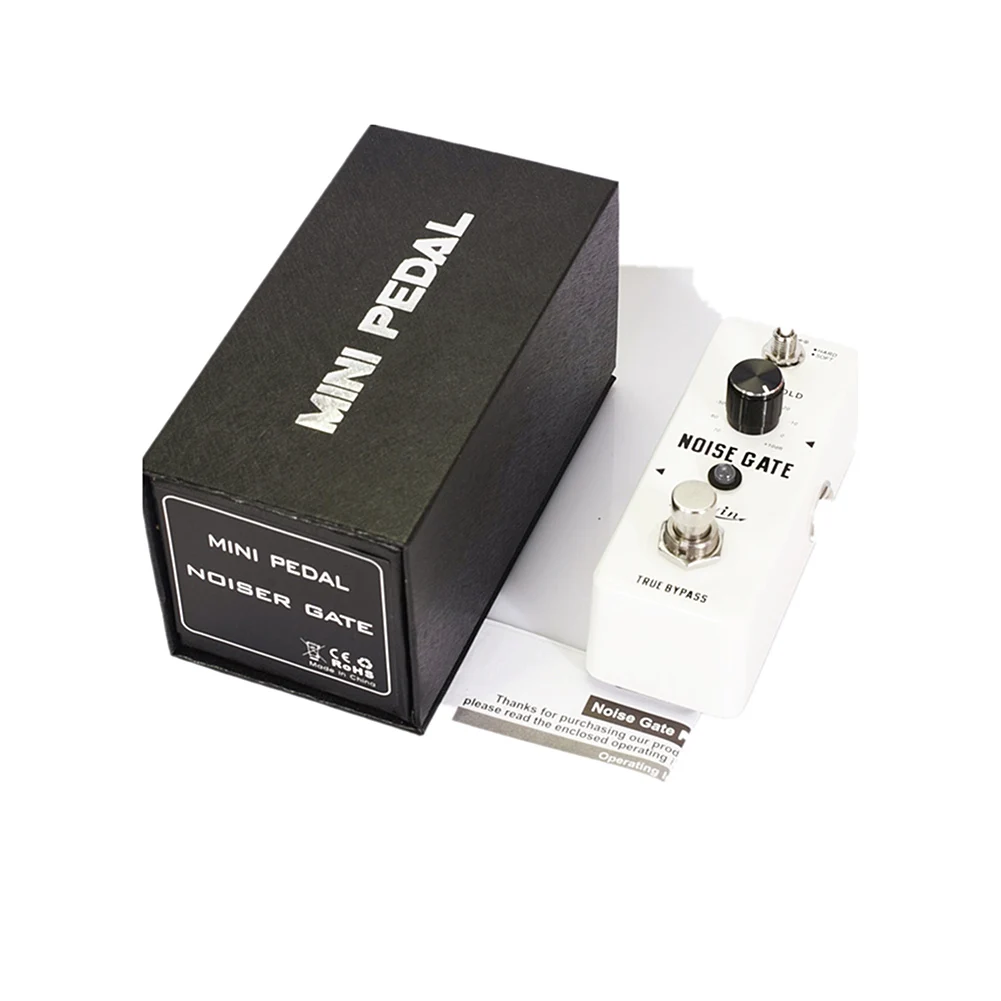 Portable Guitar Effect Pedal Compressor Booster Distortion Overdrive Fully Analog True Bypass DC 9V 1A Adapter 5 Way Cable | Спорт и