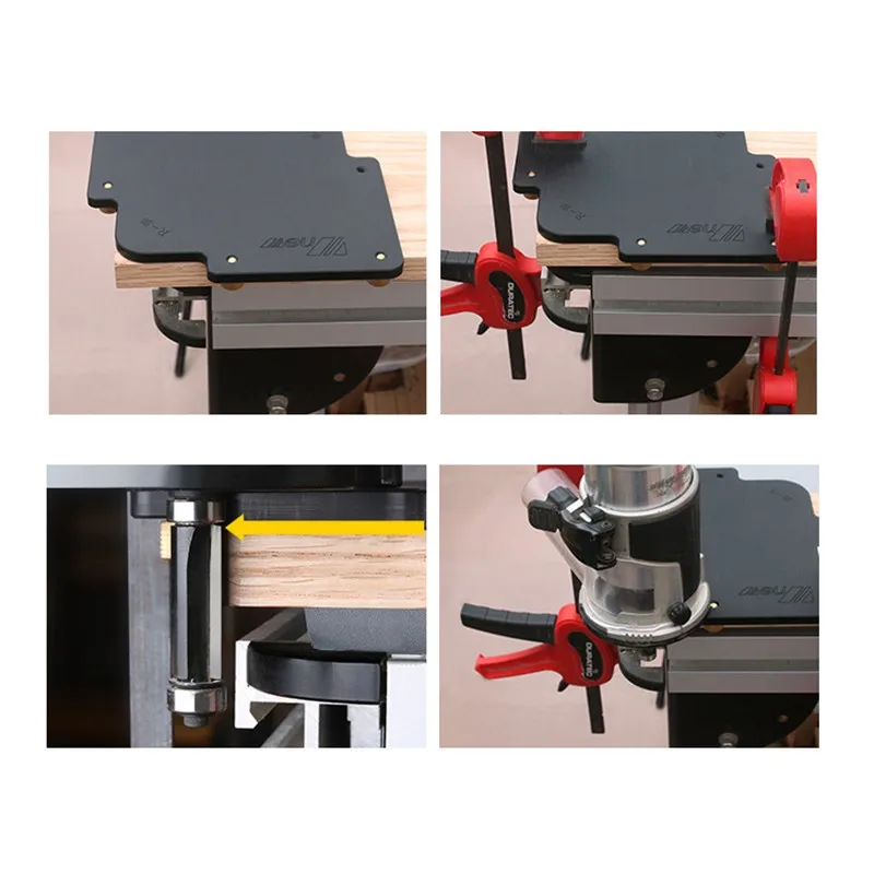 

WORKBRO Woodworking Radius Jig Trimming Router Arc Angle Locator Corner Template For Trimming Machine R5 R10 R15 R20 R25 R30