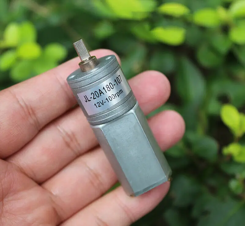 

Микро 20 мм 20GA DC 6В-12В 100 об/мин медленная скорость мини-Шестерня металлическая коробка передач Электрический редуктор большой крутящий момен...