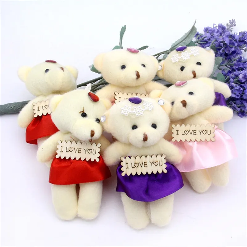 30 шт. мини плюшевый Мишка Букеты маленькие мягкие игрушки свадьба день рождения