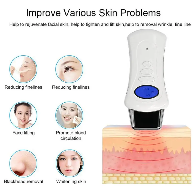 

Micro Current Lift Machine Face Slimming Roller Beauty Instrument Anti Massager Fat Burner Skin Care Home