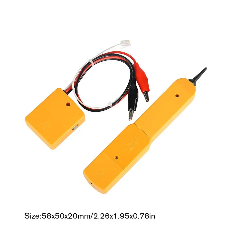 

RJ11 Network Telephone Wire Cable Tester Toner Tracker Diagnose Tone Line Finder Tr Detector Networking Tools