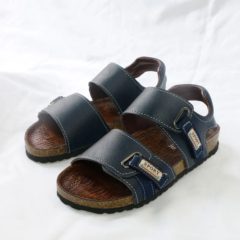 

2020 summer kids shoes brand opened toe toddler boys sandals orthopedic sport pu leather baby boys sandals shoes