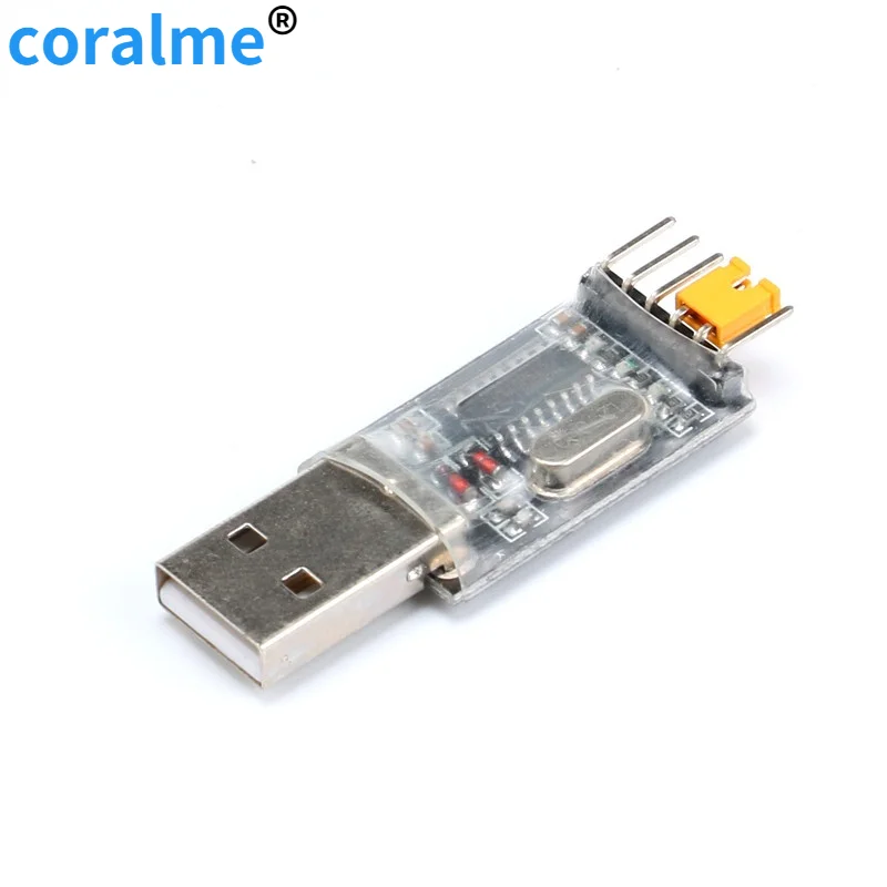 

5 pcs USB to TTL UART Module CH340G CH340 USB Microcontroller Download Cable Brush Board USB to Serial 3.3V 5V Switch