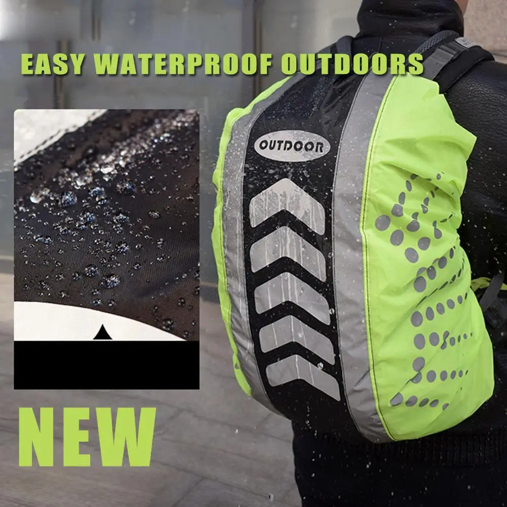 Светоотражающий чехол для рюкзака 20-55 л спортивные Чехлы дождевик езды на