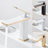 all copper gold black faucet basin faucet hot and cold single hole above counter basin bathroom mosaic color faucet
