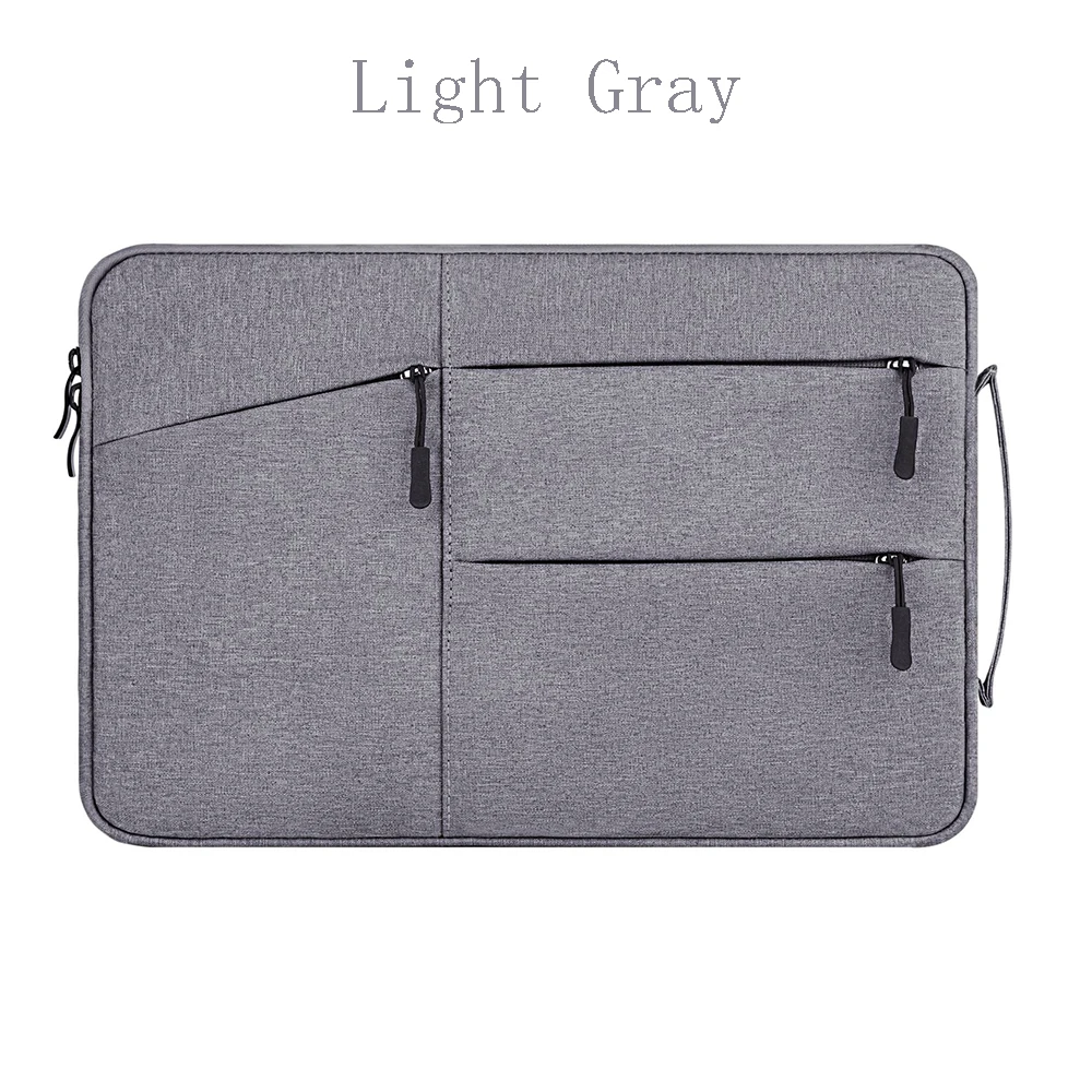 Light Gray Обновленная сумка нейлоновая сумка для ноутбука lenovo hp чехол для ноутбука Macbook Air retina Pro 12 13 15 унисекс рукав для Xiaomi - Цвет: Light Gray