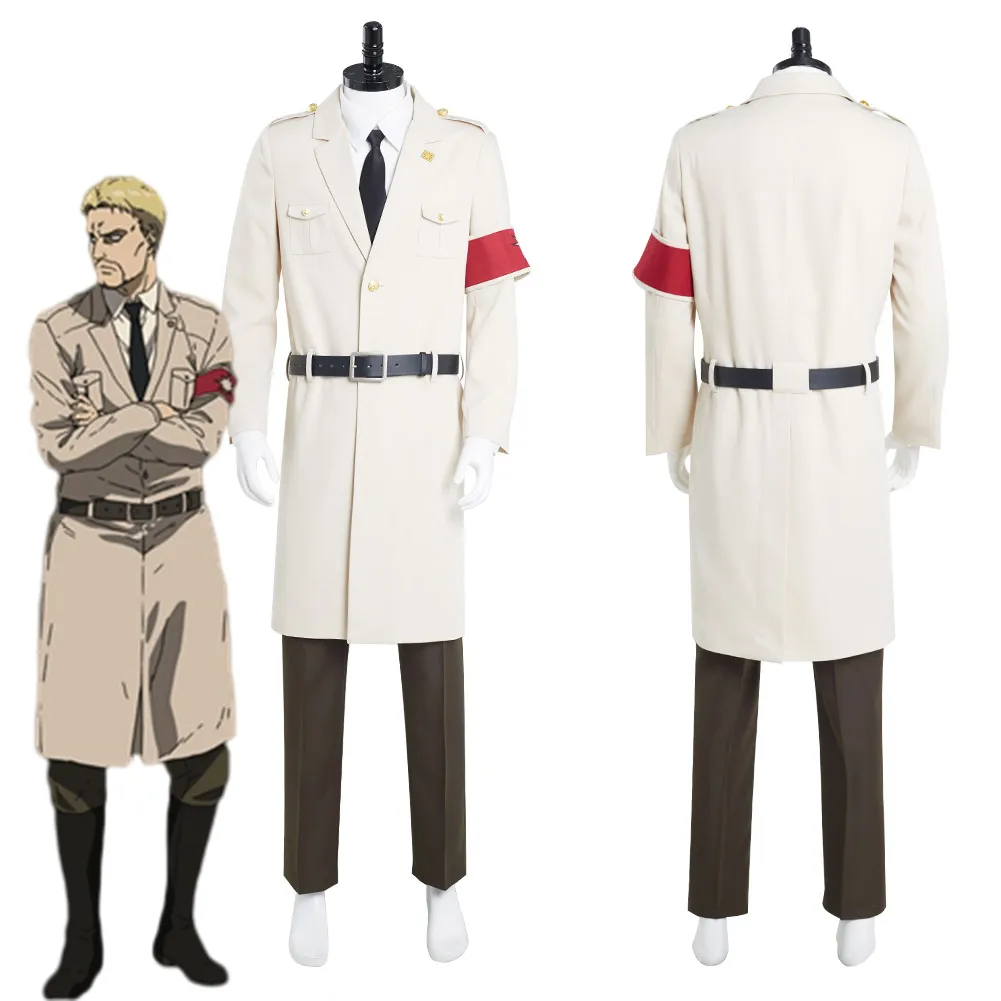 

Attack on Titan Final Season Reiner Braun Malay Officers Uniform Cosplay Costume Coat Outfits Halloween Carnival Suit