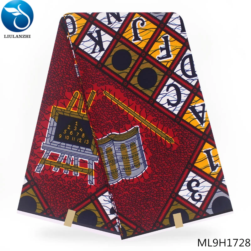 ML9H1728 LIULANZHI желтый нигерийский голландский воск высокого качества голландский воск хлопок африканская печатная восковая Ткань Голландский ML9H1728-ML9H1749 - Цвет: ML9H1728