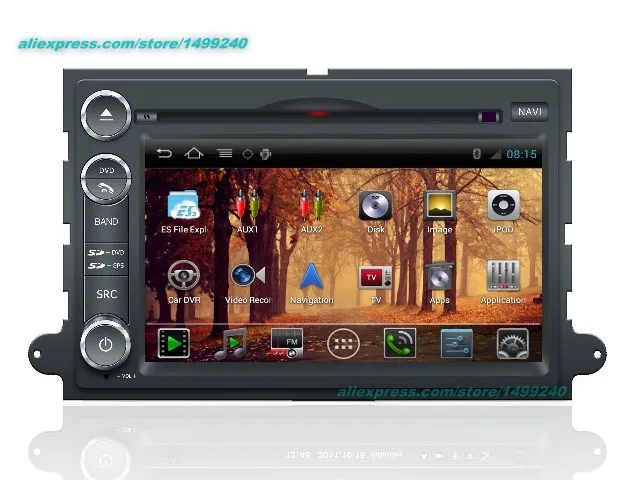 Liandlee 2 Din Автомобильный Android для Ford Edge 2007 ~ 2010 радио GPS навигация карты CD DVD плеер