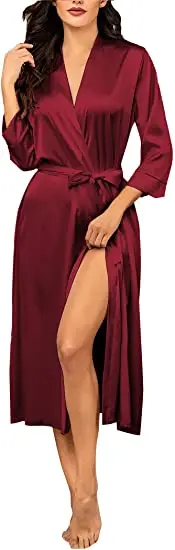 Новинка 2021 атласные шифоновые халаты женский халат для невесты Свадебный