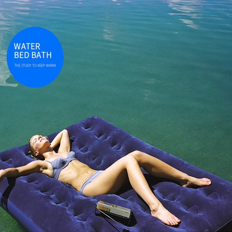 Надувной коврик для сна домашний портативный надувной матрас кемпинга на