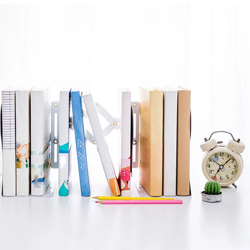 1 шт. Kawaii металлическая настольная книга выдвижной держатель книжного блока