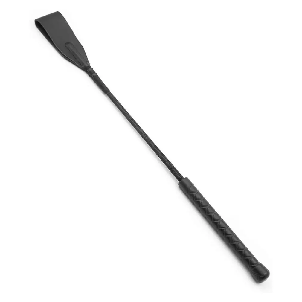 Плетка из ПУ кожи с пластиковой ручкой для флирта БДСМ бондаж секс эротические