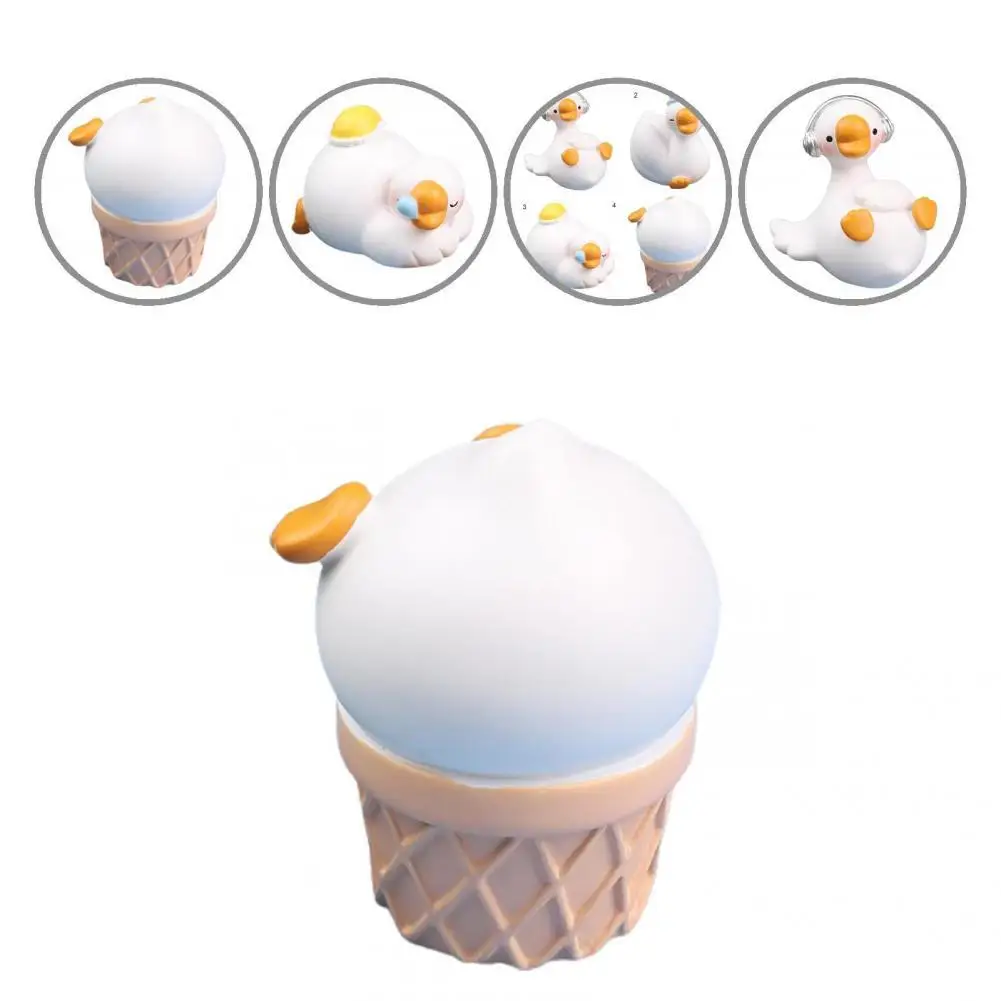 

Cartoon 4 Styles Dollhouse Ornament Duck Miniature Household Supplies