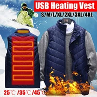 men women outdoor usb graphene charging heating vest jacket winter flexible electric thermal clothing waistcoat fishing hiking