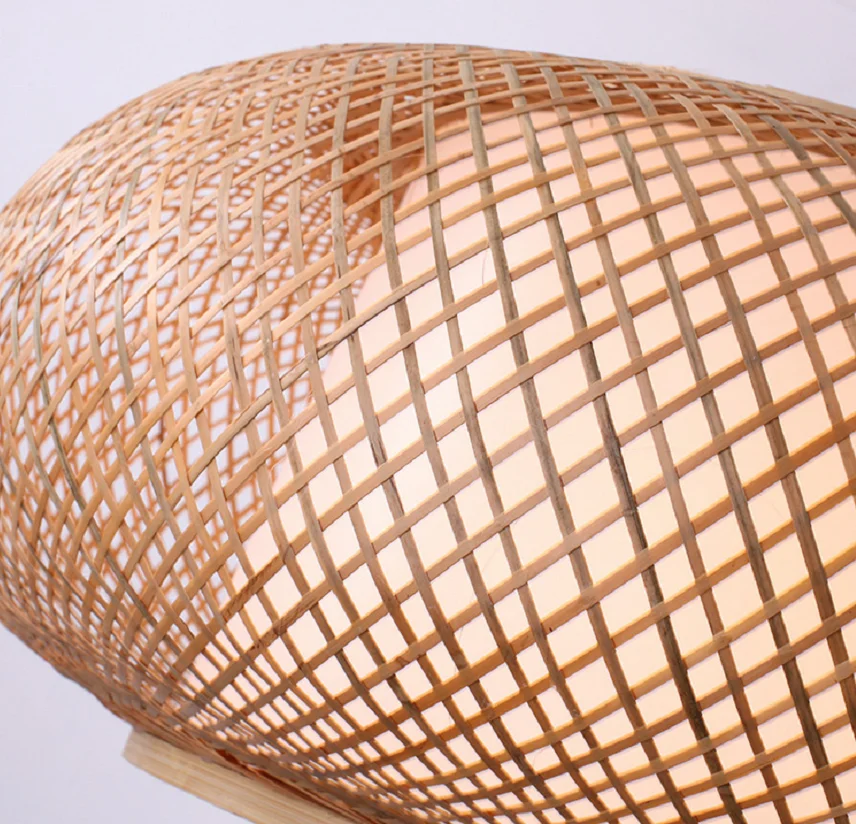 100% ручная плетеная бамбуковая Круглая Люстра подходит для гостиничного сада