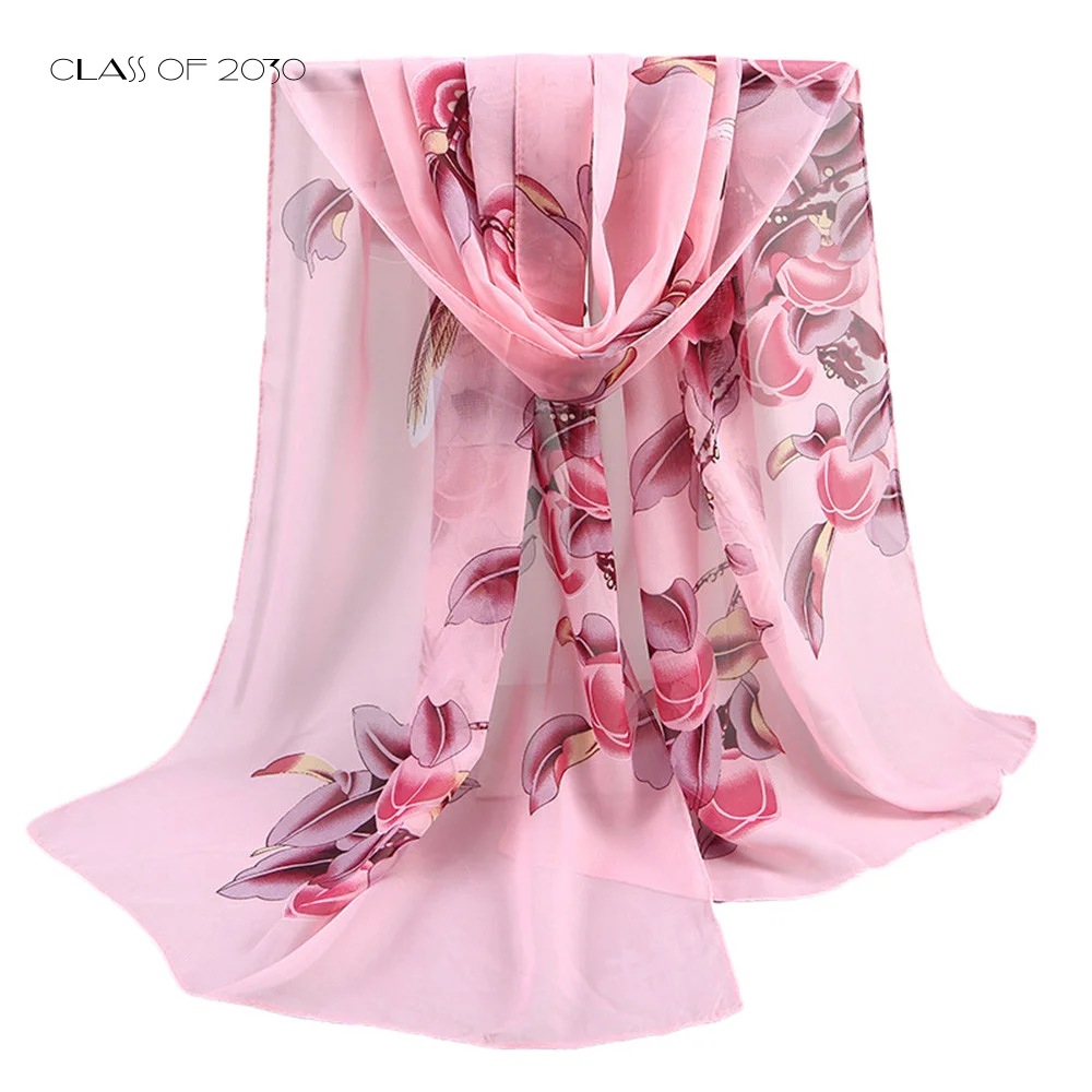 Весенне-летний женский шарф 2019 новая Пашмина шаль с принтом накидка Шелковый