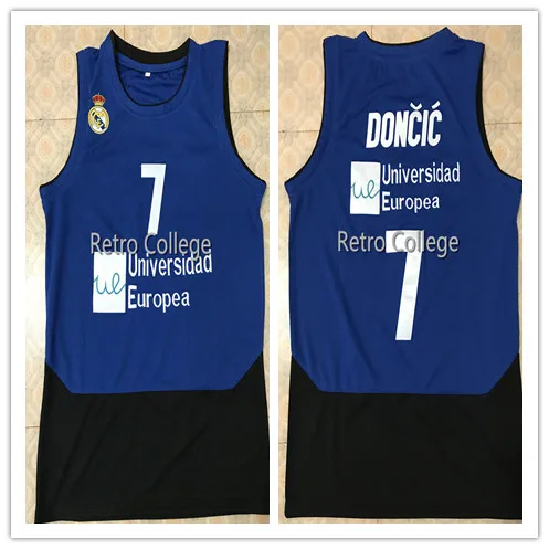

unicersidad europea Luka Doncic baskteball jersey Embroidery Stitched Customize any number and name Jerseys