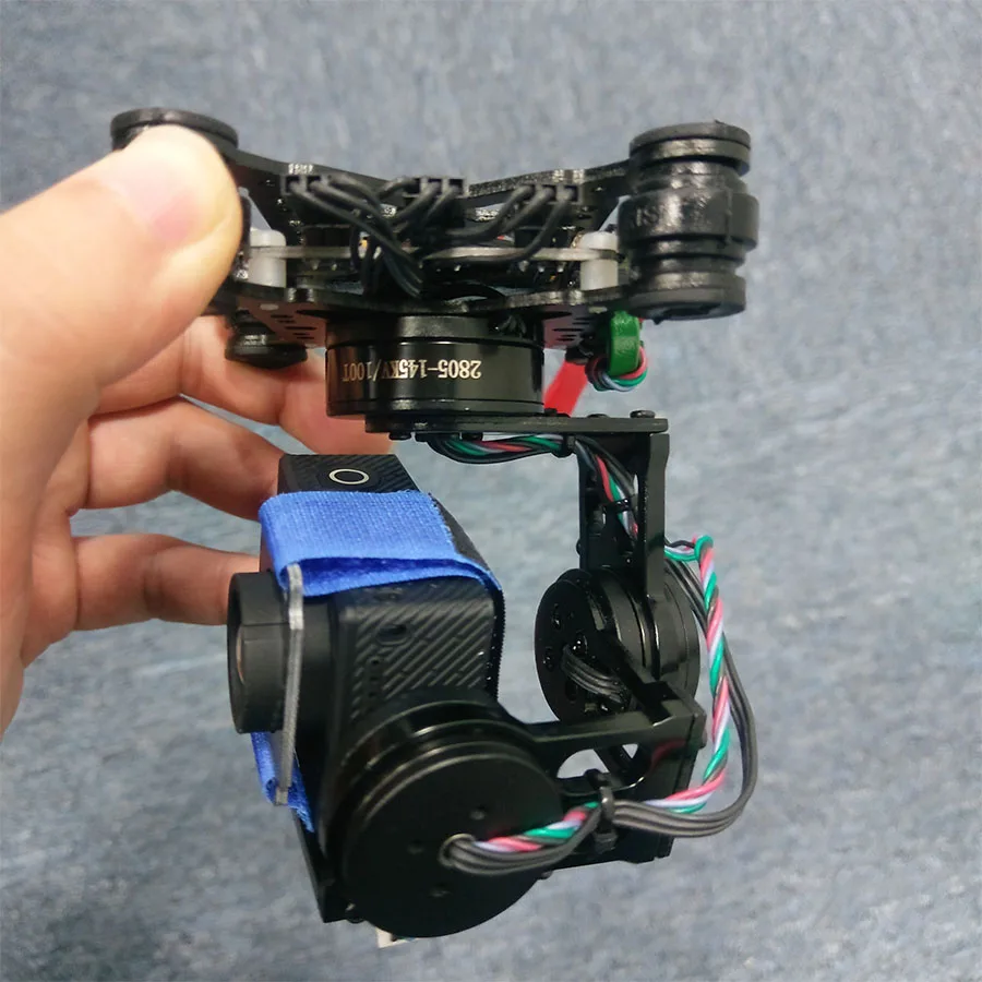 Купить 3-осевой бесщеточный карданный подвес Storm32 Controlller легкий FPV карданный подвес Plug And Play для GoPro Hero 3 4 F450 F550 аэрофотосъемка