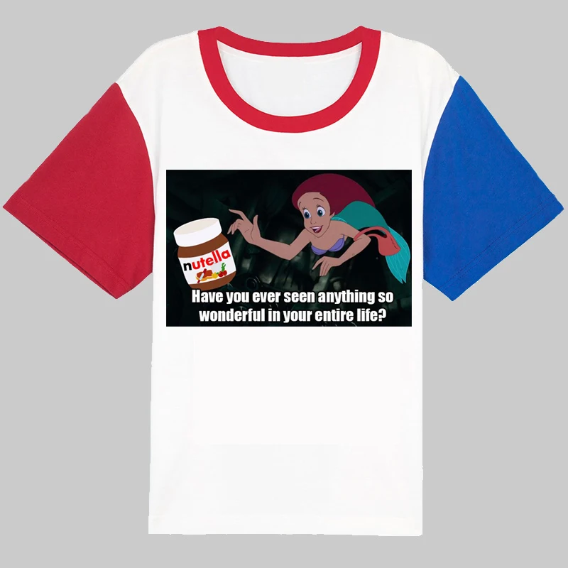 Уличная Эстетическая одежда Camiseta dibujos animados Винтажная с круглым вырезом забавная