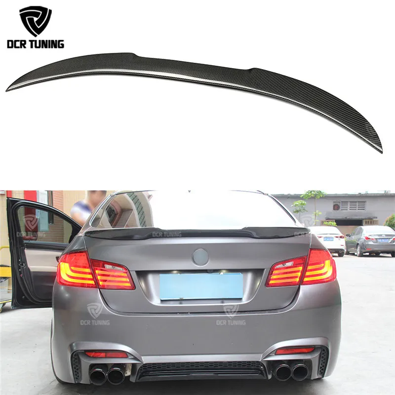 F10 спойлер M4 Стиль для BMW УГЛЕРОДНЫЙ 2010 2016 M5 из углеродного волокна задний