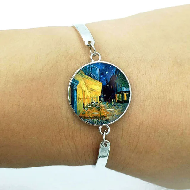 Винтажный Браслет Ван Гога известный художник звездная ночь браслет со