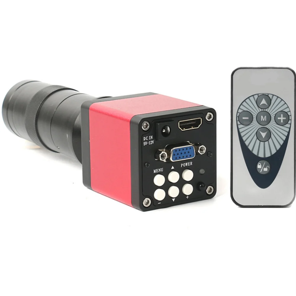 Agnicy 14MP HDMI/USB выход Удаленная промышленная камера 100x объектив видео микроскоп