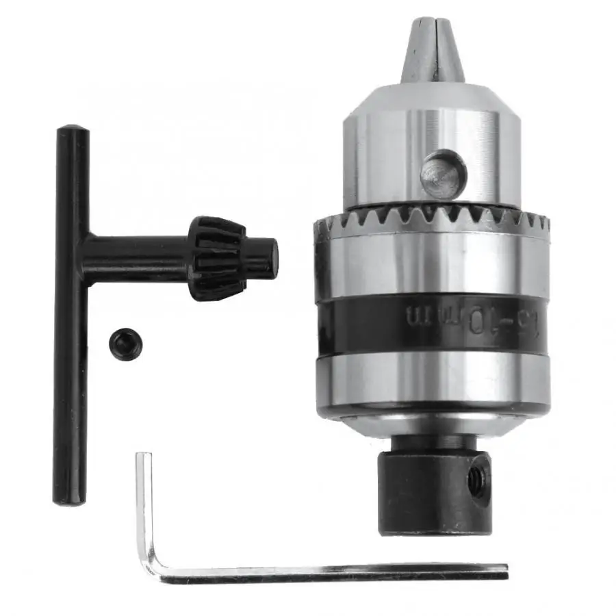 3-х кулачковый зажим сверлильный патрон с ключом 8 мм фиксирующее отверстие для