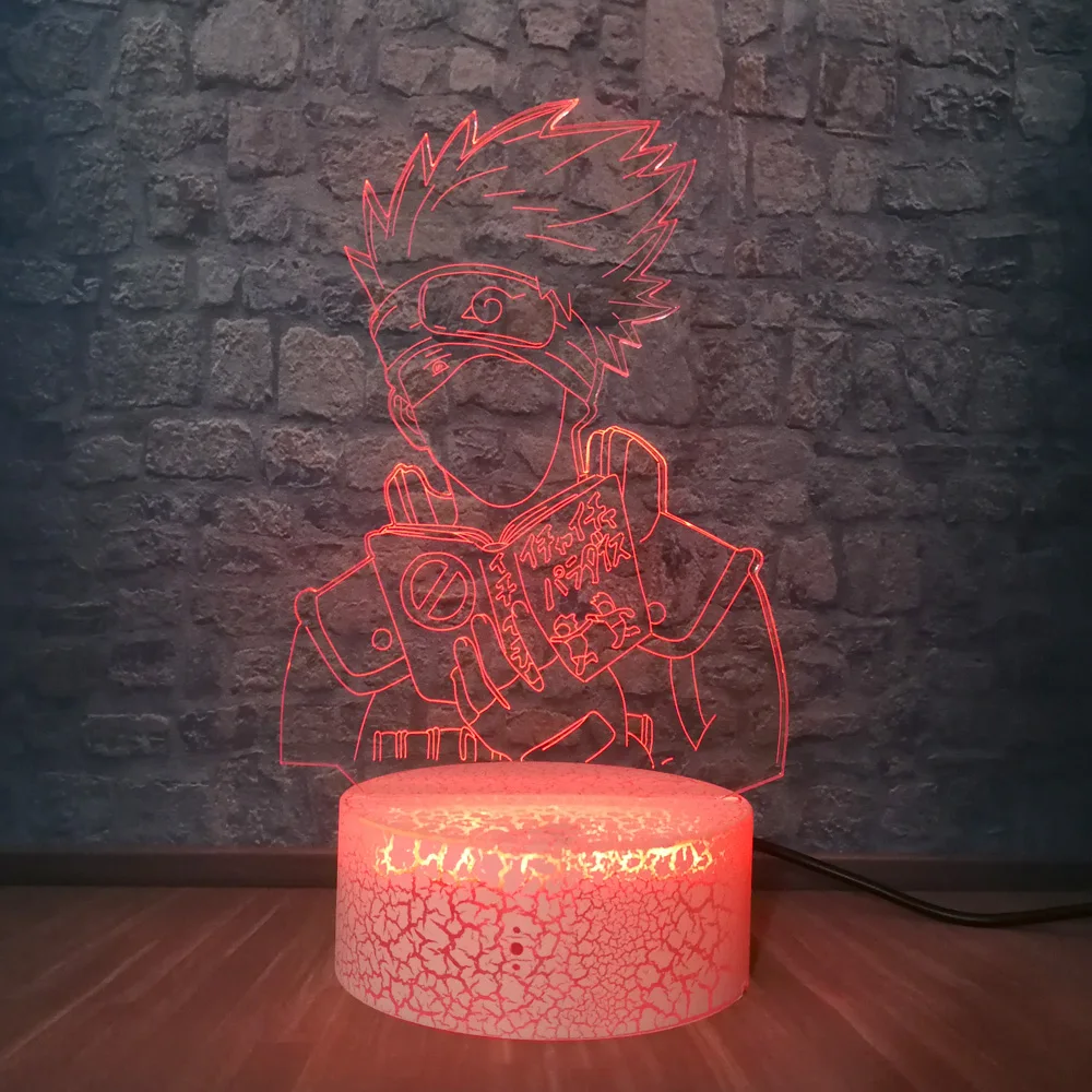 С рисунком из аниме Наруто для косплея героя Хатаке Какаси фигурка настольная