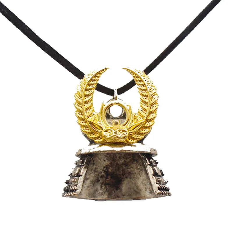 Ожерелье с подвеской в стиле ретро для мужчин и женщин Эдо шлем самурая броня