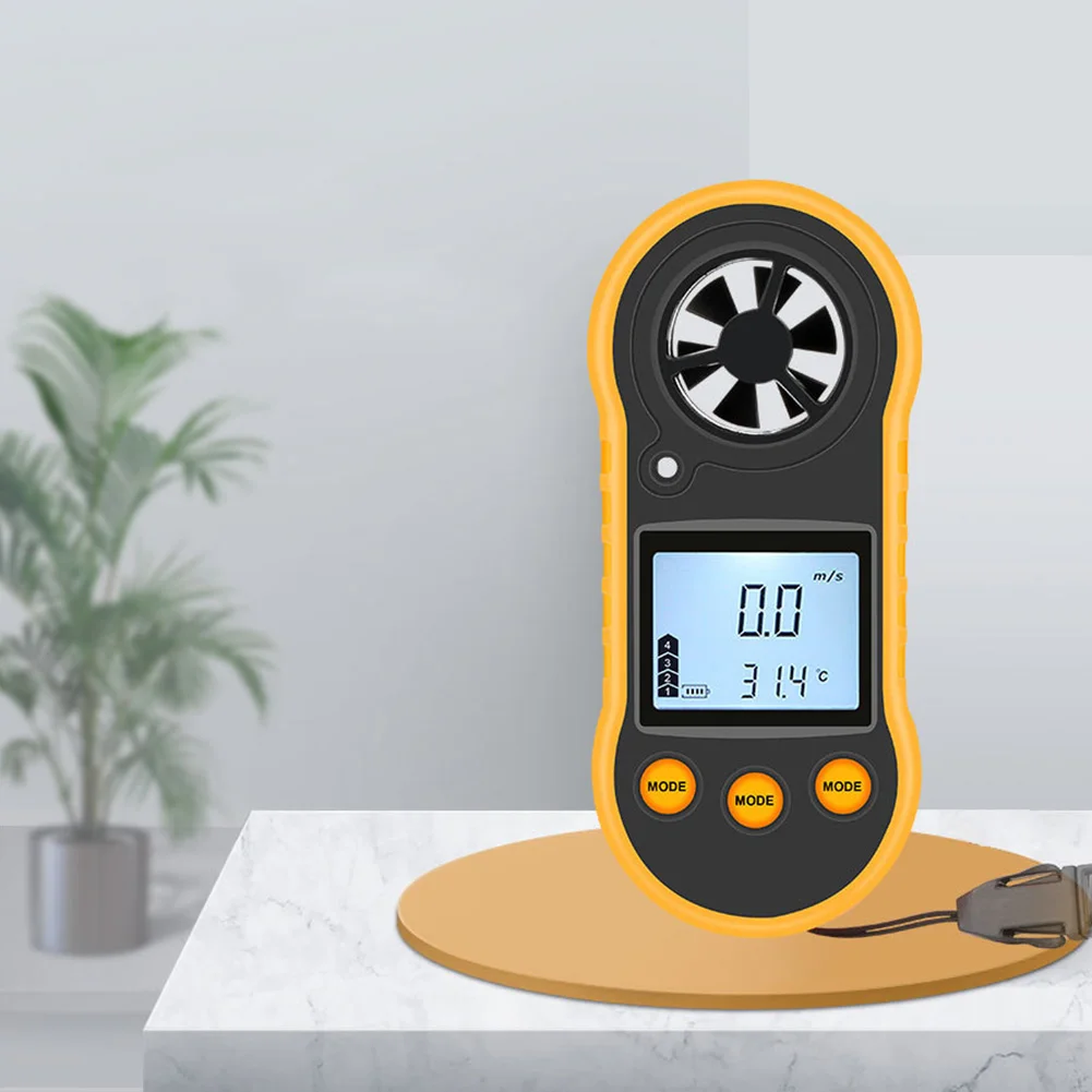 Высокоточный измерительный прибор с ЖК дисплеем ручной анемометр измеритель