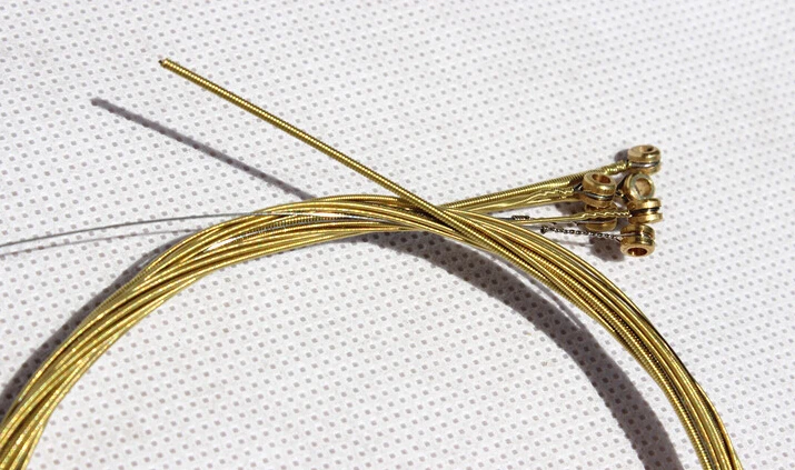 Бесплатная доставка 200 компл./лот цветные Струны для акустической гитары