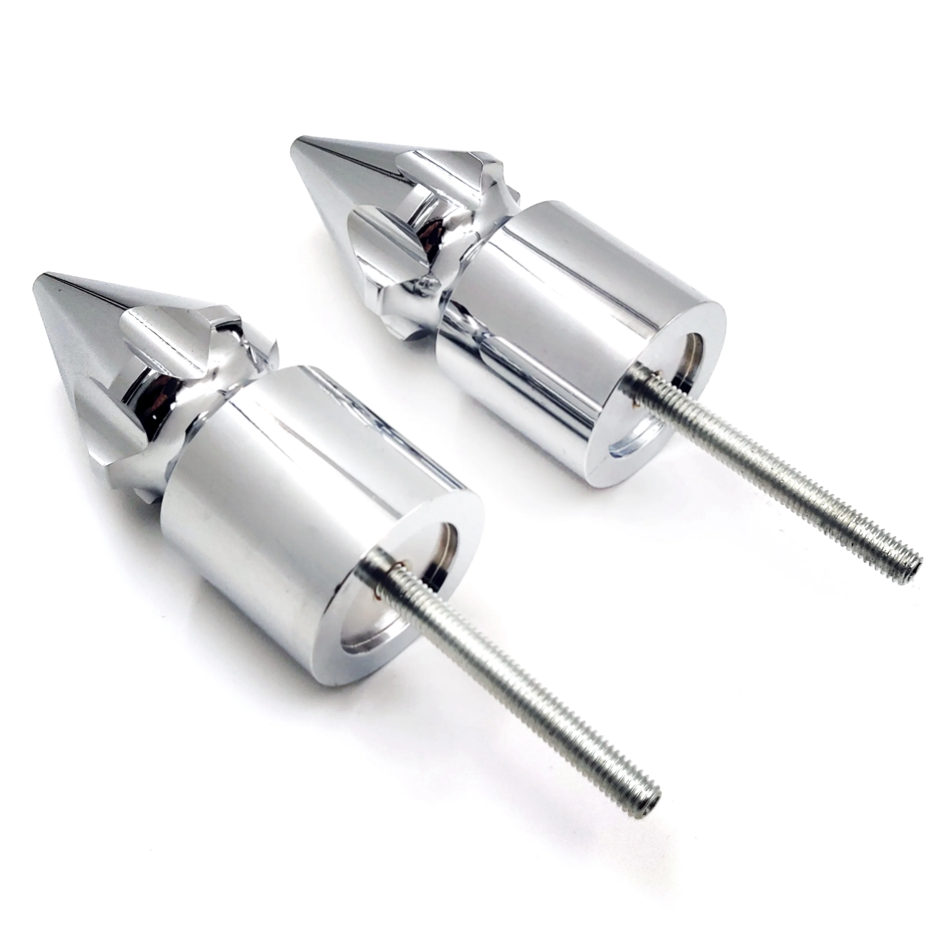 Aftermarket free shipping motorcycle parts Spike Bar Ends for Suzuki GSX-R GSXR 600 750 1000 1100 Chrome | Автомобили и мотоциклы