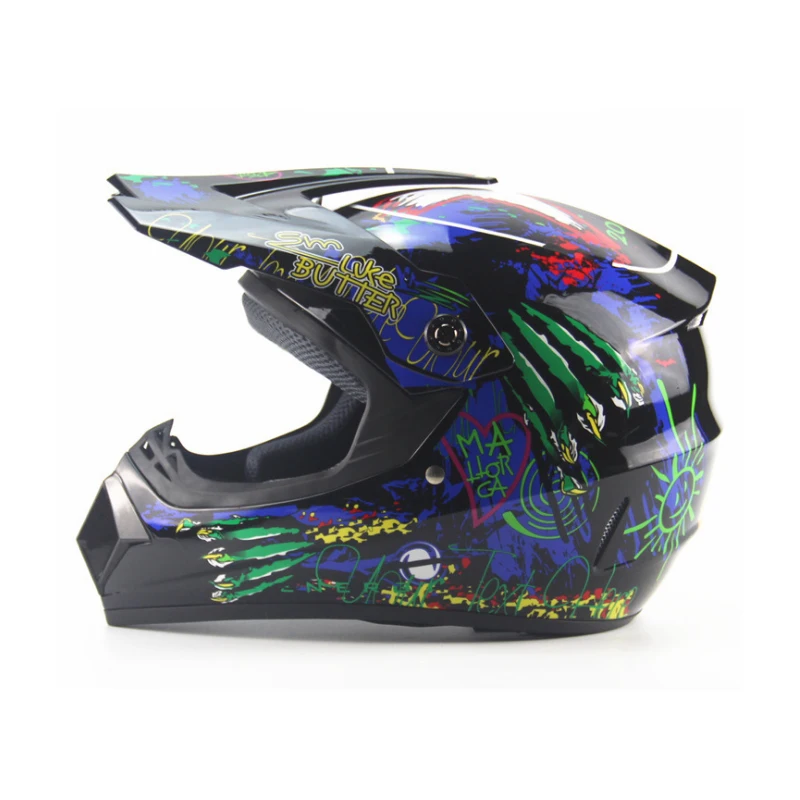 black 5 Лидер продаж внедорожные шлемы горные Гонки Горный полный шлем rcycle moto cross casque capacete горные велосипедные шлемы - Цвет: black 5