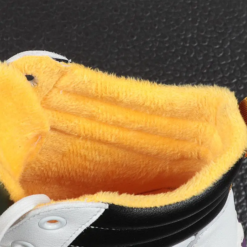 CuddlyIIPanda мужские Модные повседневные ботинки зимние теплые короткие плюшевые