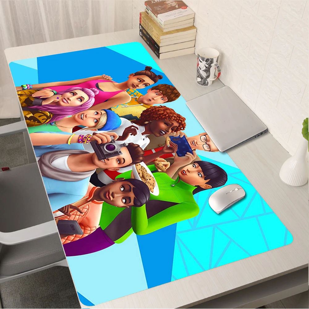Коврик для мыши с рисунком аниме Sims 4 игровые аксессуары ПК коврик Varmilo Mausepad