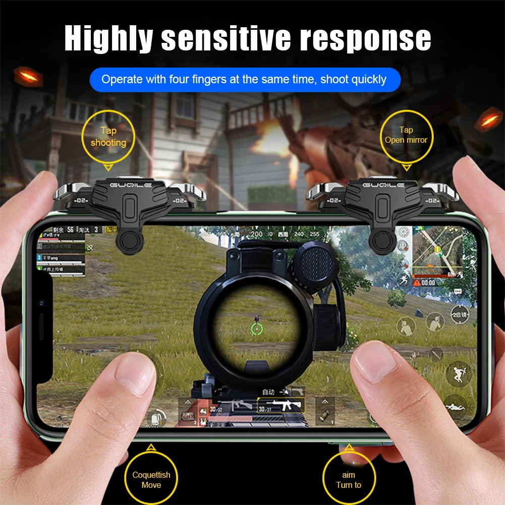 _ Игровой триггер для PUBG держатель игры кнопка огня мобильный игровой контроллер