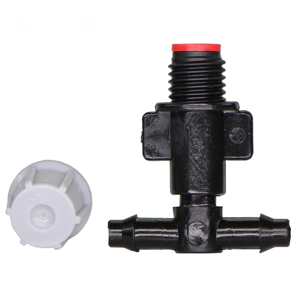 20PCS Adjustable Garden Drip Irrigation Misting Nozzles Dripper Sprayer 360° Atomization Sprinkler with 4/7mm Tee Barb Connector |