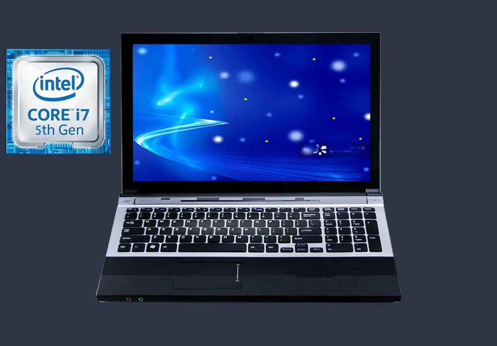 15,6 дюймов Core I7 5th Gen игровой ноутбук 8 Гб ram Maxi 240 ГБ SSD+ 1 ТБ HDD 1920*1080 экран DVD rom ноутбук