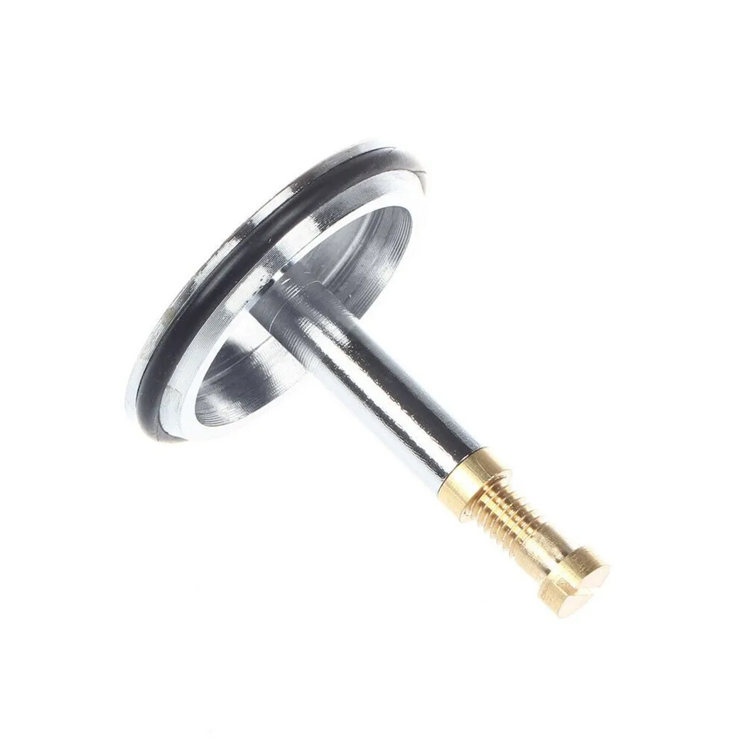 

43mm Bathtub Drain Stopper Bathroom Bath Tub Sink Waste Pop-Up Plug Replacement Push Button Basin Waste Highly Durable Sink Plug