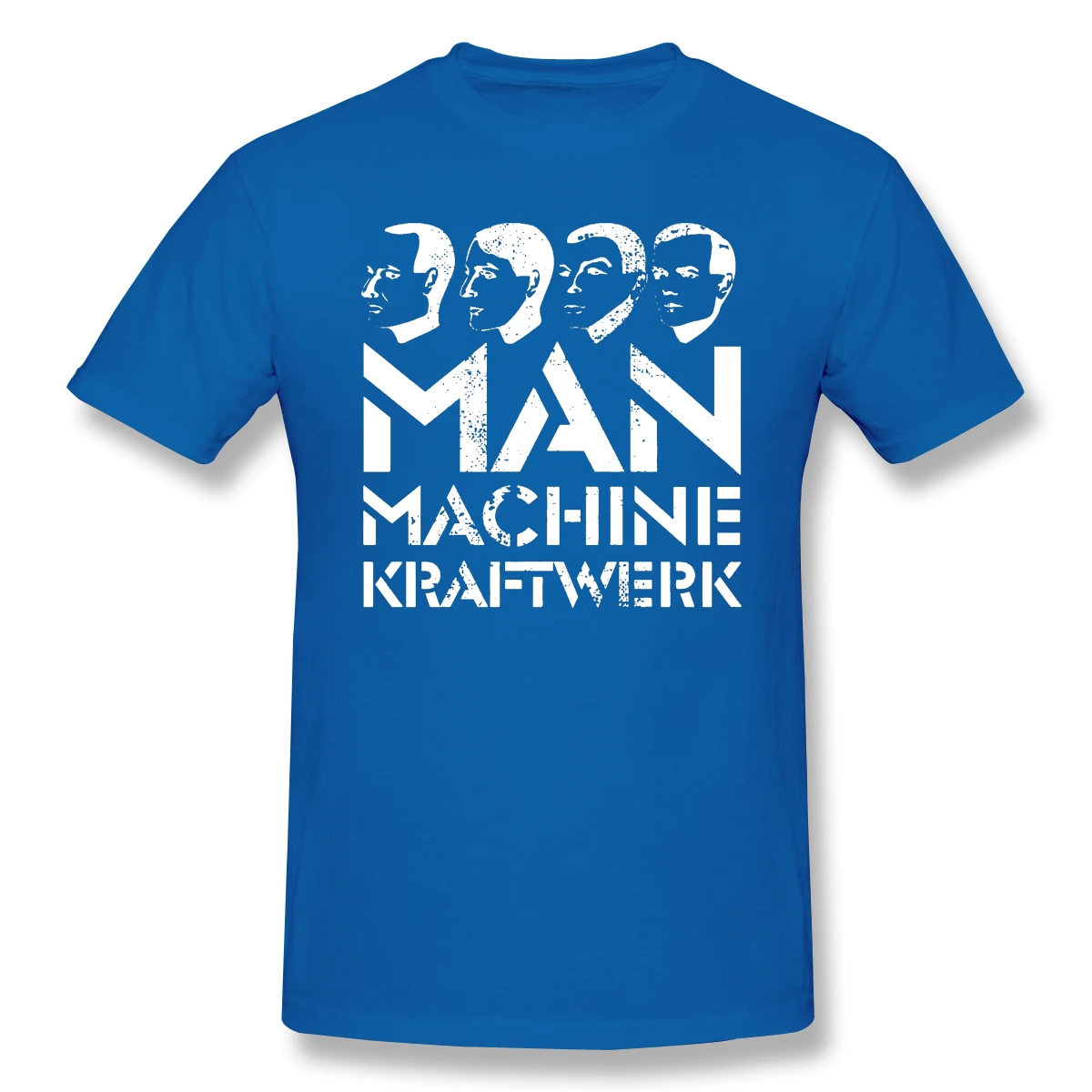 

The Man Machine Kraftwerk Three Kraftwerk Humor Men's Basic Short Sleeve T-Shirt R279 Tops Tees European Size